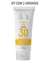 KIT Protetor Solar OAZ FPS30 Corpo E Rosto Com 2Un De 200ml