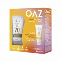 Kit Protetor Solar OAZ Rosto e Corpo FPS 70 + FPS 30 200ml + 200ml Kit Protetor Solar OAZ Rosto e Corpo FPS 70 + FPS 30 200ml + 200ml