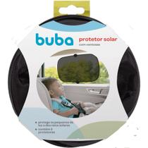Kit Protetor Solar para Carro 2 unidades Infantil Bebê Quebra Sol Com Ventosas e Dobrável Original BUBA
