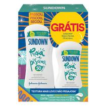Kit Protetor Solar Praia E Piscina Fps 50 200+120ml Sundown