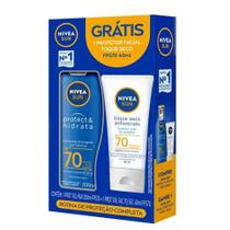 Kit Protetor Solar Protect e Hidrata Nivea Sun 200ml+40ml Kit Protetor Solar Protect e Hidrata Nivea Sun 200ml+40ml