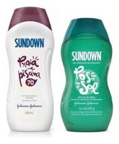 Kit Protetor Solar Sundown Fps70 200ml E Gel Pós Sol 140g