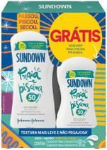 Kit Protetor Solar Sundown Praia &amp Piscina FPS50 200ml + 120ml