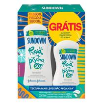 Kit Protetor Solar Sundown Praia e Piscina FPS50 200ml + Protetor Solar Sundown FPS50 120ml