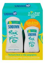 Kit Protetor Solar Sundown Praia Piscina Fps50 200ml + 100ml