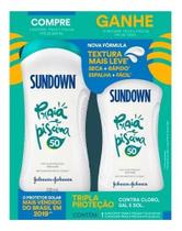Kit Protetor Solar Sundown Praia Piscina Fps50 200ml + 120ml