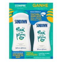 Kit Protetor Solar Sundown Praia Piscina FPS50 200ml + 120ml