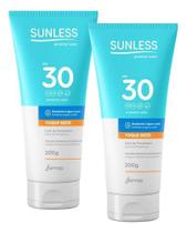 Kit Protetor Solar Toque Seco Sunless 30fps 2 Unid. - 200g Kit Protetor Solar Toque Seco Sunless 30fps 2 Unid. - 200g