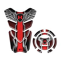 Kit Protetor Tanque Adesivo Moto Honda Acima 2018 VERMELHO
