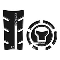 Kit protetor tanque moto START 160 ano 2025 Preto e Branco Kit protetor tanque moto START 160 ano 2025 Preto e Branco