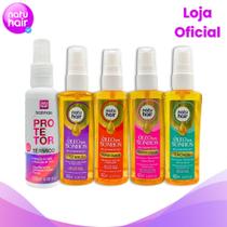 Kit Protetor Térmico + Óleo dos sonhos 12 em 1 + Super Óleos + Terapia Capilar + Cachos Natuhair 60ml