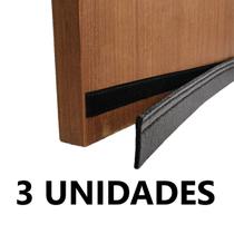 Kit Protetor Veda Porta Contra Insetos Rodo De 80cm