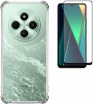 Kit Protetor Xiaomi Poco C75, Capa Protetora e Película de Vidro Poco C75