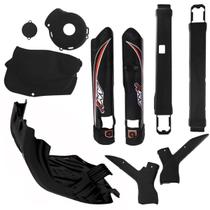 Kit Protetores De Motor Quadro Tampas Motor Balança Bengala Amx Crf 230