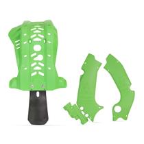 Kit Protetores Motor Link Amx Quadro Cilindro Freio Kawasaki Kx Kxf 450