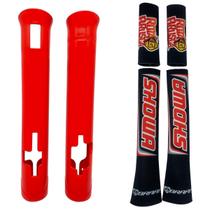 Kit Protetores Suspensão Dianteira Biker Neoprene Crf 250f Showa Preto