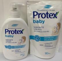 Kit Protex Baby Proteção Delicada Sabonete Líquido 200mL + Sabonete Líquido Refil 180mL - Colgate