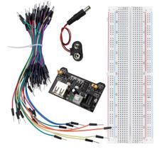 Kit protoboard 830, regulador, jumper jp4 e jumper 65-fios - OEM