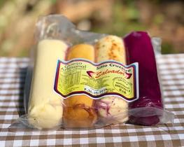 Kit Provolones 4 peças Natural, temperado , defumado, ao vinho 500g - salvador