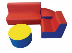 Kit Psicomotor Soft Play ALPAS 4 Peças Compacto