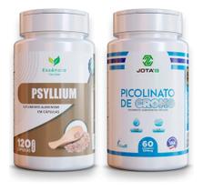 Kit Psyllium 120 Cáps + Picolinato De Cromo 250mcg 60 Cáps Kit Psyllium 120 Cáps + Picolinato De Cromo 250mcg 60 Cáps