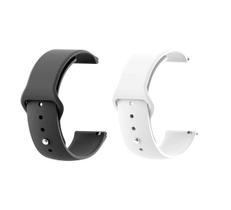 Kit Pulseira 20mm Silicone Sport Para Relógio e Smartwatch