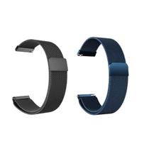Kit Pulseira 22mm Magnética Compatível Com Relógio e Smartwatch Com Pinos de Engate Rápido