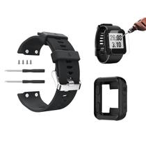 Kit Pulseira Case E Película Compatível Com Garmin 35