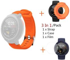 Kit Pulseira + Case + Película NSmart compatíveis com amazfit Verge - Verge lite