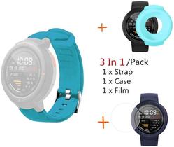 Kit Pulseira + Case + Película NSmart compatíveis com amazfit Verge - Verge lite