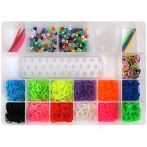 Kit Pulseira de Elástico com Caixa Organizadora G Euqfiz Kit Pulseira de Elástico com Caixa Organizadora G Euqfiz