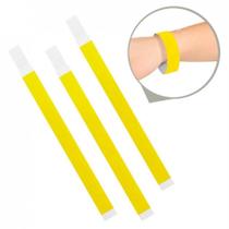 KIT Pulseira Identificação Festa Amarelo Fluor Mil Unidades