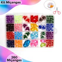 Kit Pulseira Infantil De Miçangas C/260 Peças - 13 Nybc