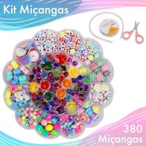Kit Pulseira Infantil De Miçangas C/ 380 Peças - 09 - Nybc Kit Pulseira Infantil De Miçangas C/ 380 Peças - 09 - Nybc