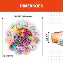 Kit Pulseira Infantil De Miçangas C 620 Peças 06 Kaftor