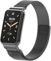 Kit Pulseira magnética + CASE NSmart em aço inoxidável compatíveis com MI Band 7 PRO -
