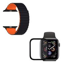 Kit Pulseira Magnetica + Película Para Apple Watch 12345678