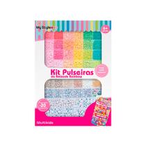 Kit Pulseiras da Amizade Arco-iris My Style Tamanho G Multikids - BR2316 Kit Pulseiras da Amizade Arco-iris My Style Tamanho G Multikids - BR2316