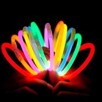 Kit Pulseiras de Neon Coloridas Para Festas