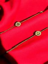 Kit Pulseiras Femininas Coração Banhada A Ouro 18K Luxo