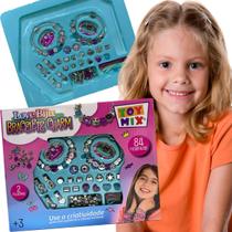 Kit Pulseiras Infantil Miçangas Love Biju Bracelet Charm Kit Pulseiras Infantil Miçangas Love Biju Bracelet Charm