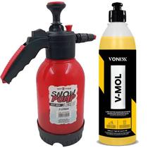 Kit pulverizador 2l snow pump sigma + shampoo vmol vonixx - marca