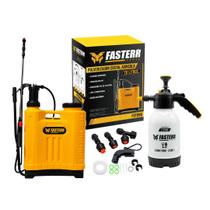 Kit Pulverizador Costal 20 Litros e Snow Foam 3EM1 Fasterr