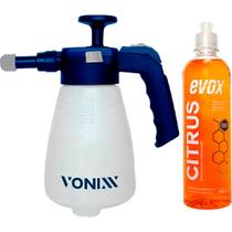 Kit Pulverizador Espuma Manual 2l Vonixx Evox 500ml Citrus