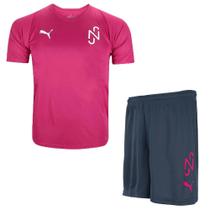 Kit Puma Neymar Jr Teamliga Camiseta + Calção Infantil