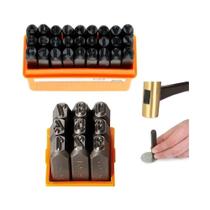 Kit Punção Alfabeto e Algarismo Starfer 6mm