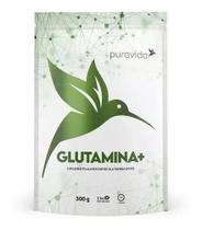 Kit Puravida Glutamina Pura Vida Suplemento Alimentar De Glutamina Em Pó Puravida + Porta Capsula