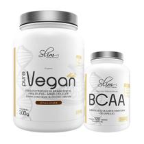 Kit Pure Vegan Protein Diet 500G Chocolate+ Bcaa