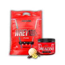 Kit Pure Whey 100% Concentrado 900g + Creatina 150g - Integralmedica