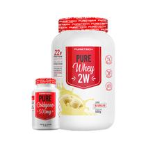 Kit Pure Whey 2W 900g + Pure Colágeno 120 Caps PURETECH